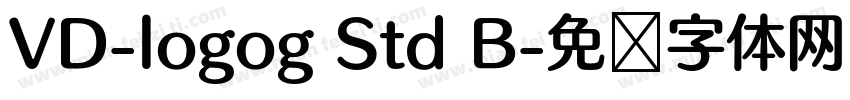 VD-logog Std B字体转换